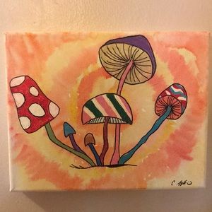 Mushroom painting